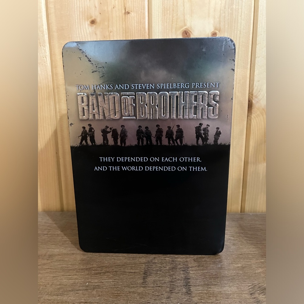 Band of Brothers Complete DVD set. Metal tin